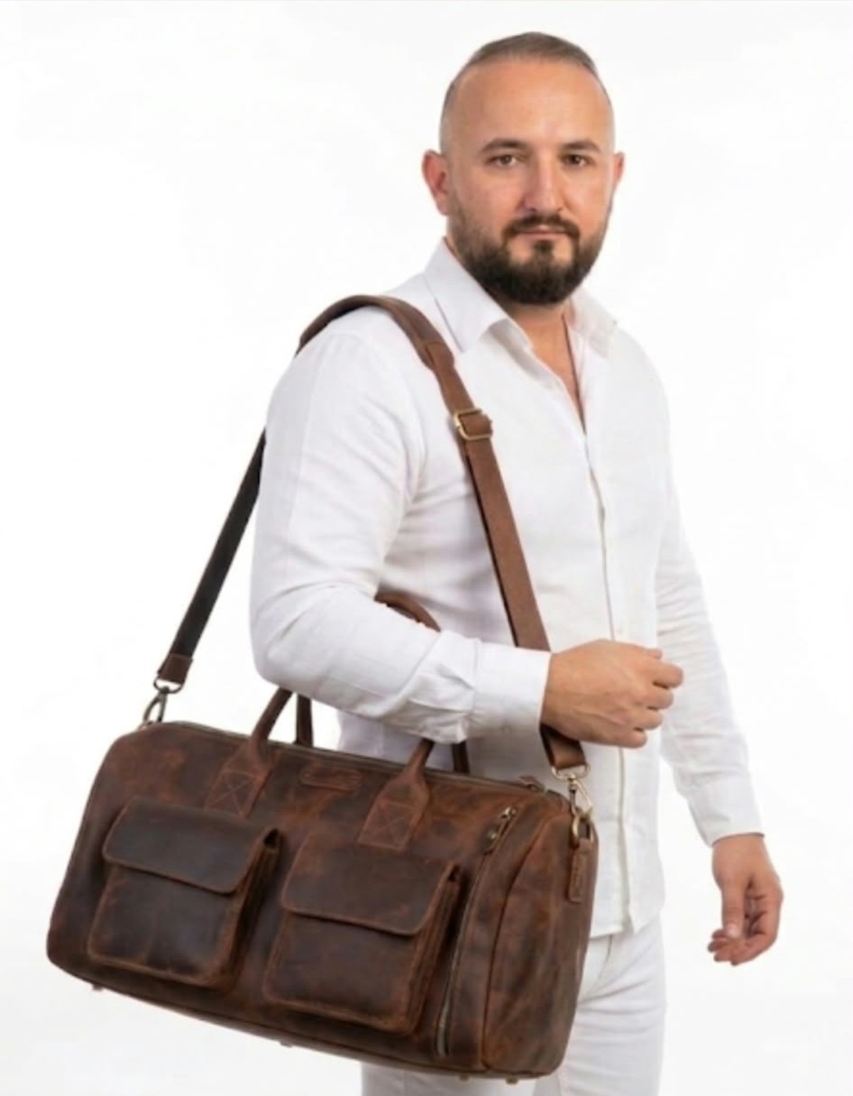 DERİ SEYAHAT ÇANTA